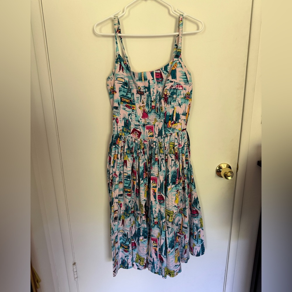 Pinup Couture Pinupgirl Clothing Paris Jenny Dress - Picture 2 of 7